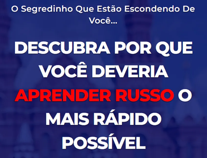 Capa: Russo em 2 Horas Raiam Santos Download Imediato