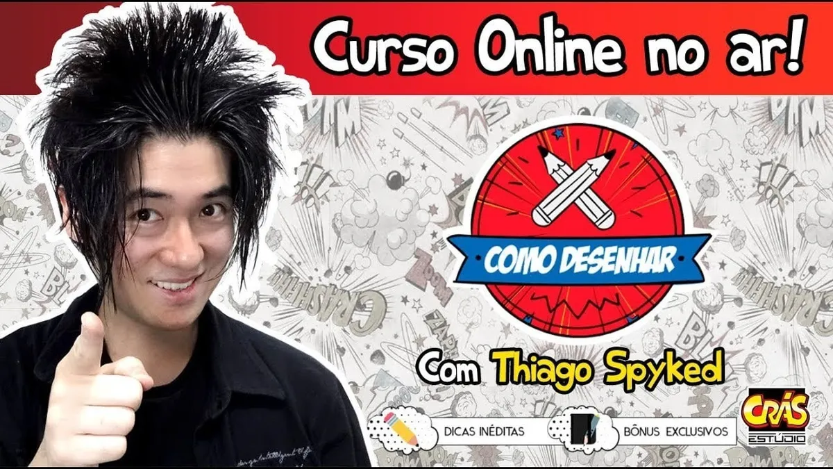 Capa: Baixar Curso Thiago Spyked: Domine o Desenho Rápido!