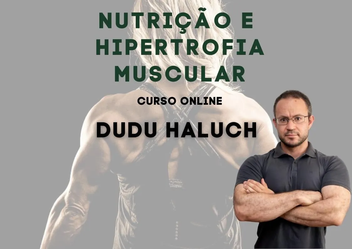 Capa: Nutrição e Hipertrofia Muscular: Baixar Curso Completo Agora!