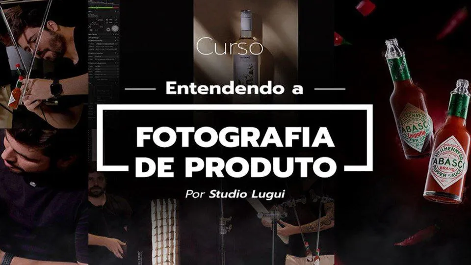 Capa: Baixar Curso Fotografia de Produto Studio Lugui: Domine Essenciais