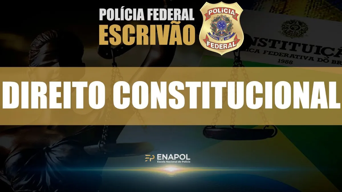Capa: Baixar Curso PF Agente Direito Constitucional 2023 Torrent