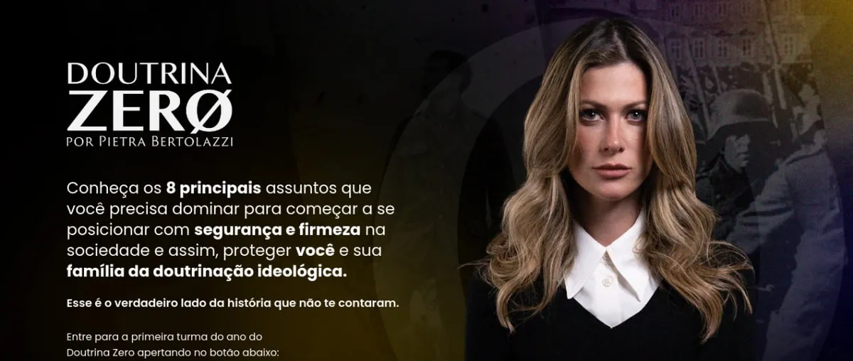 Capa: Doutrina Zero Pietra Bertolazzi: Baixar Curso Completo Download Rápido