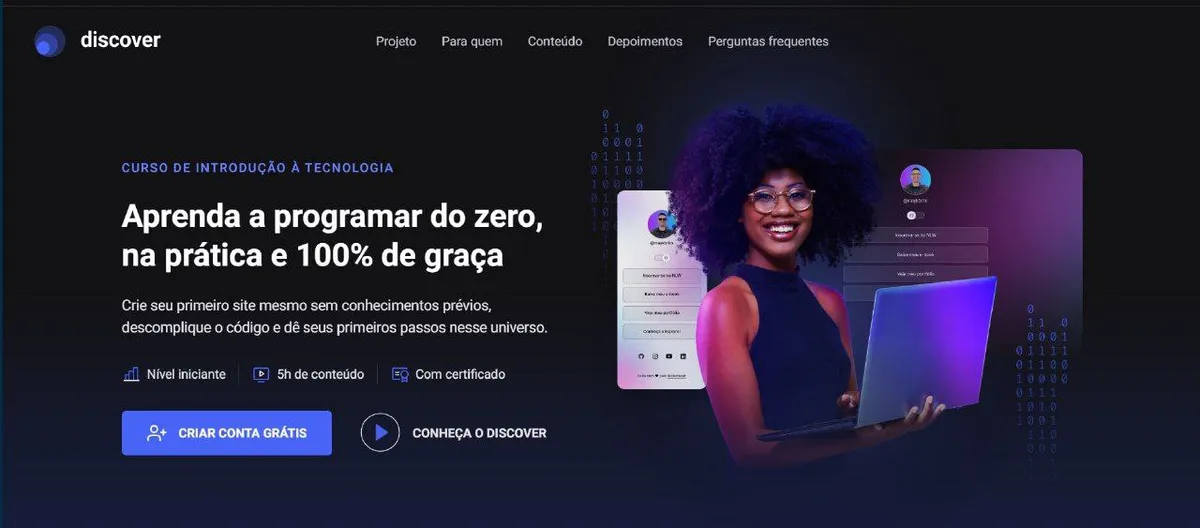 Capa: Trilha Discover Rocketseat Download Completo: Acelere sua Carreira!