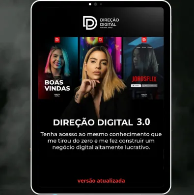 Capa: Direção Digital 3.0 Ana Jordão: Baixar Curso Completo Rápido