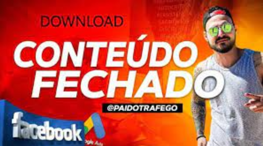 Lucas Viana, o Pai de Tráfego, apresentando o treinamento Conteúdo Fechado com foco em resultados 6 dígitos em marketing digital.