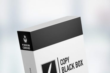 Capa do curso Copy Black Box de Jonathan Taioba com destaque para as palavras conversão e ROI