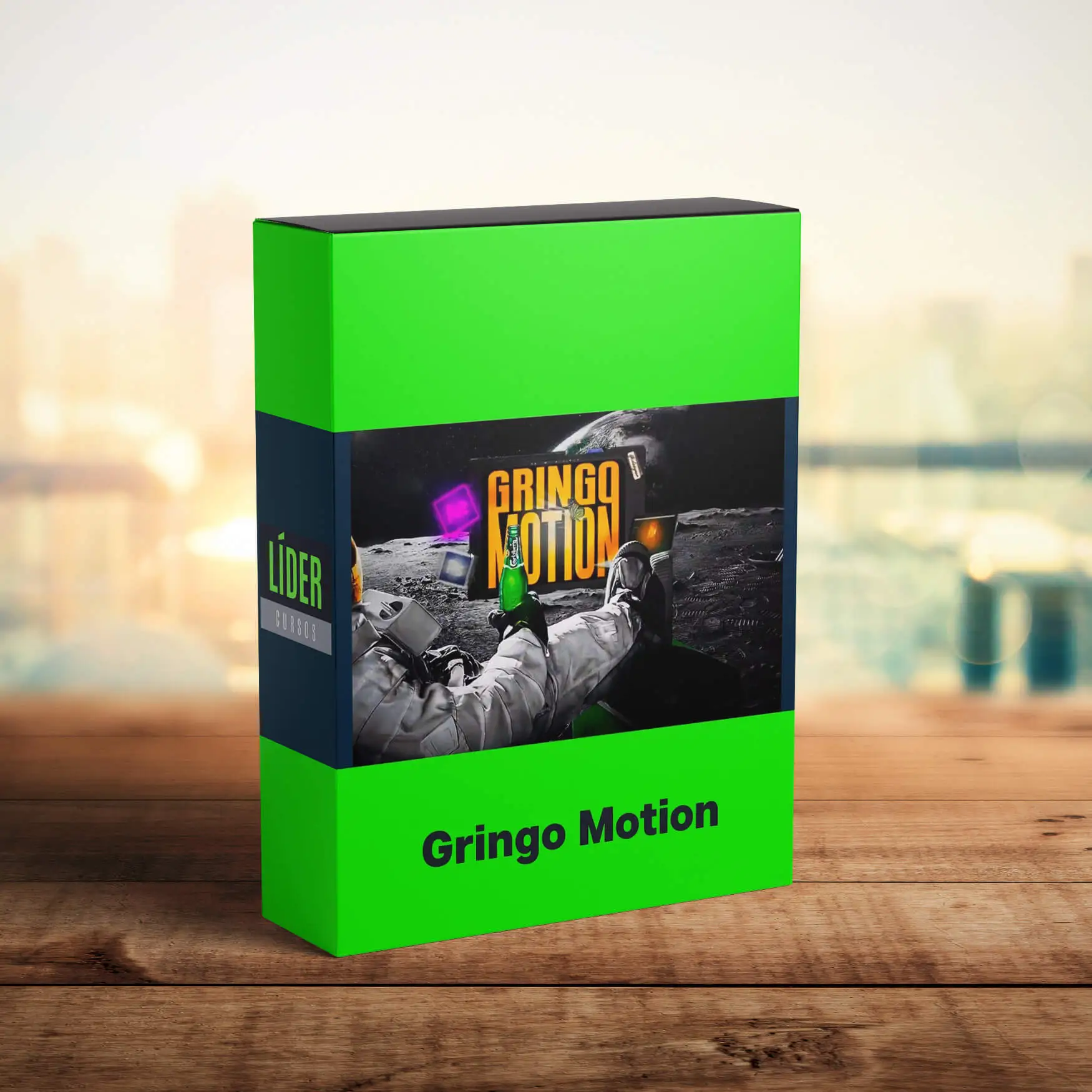 Estudante aprendendo design gráfico com o Curso Gringo Motion no Photoshop e After Effects