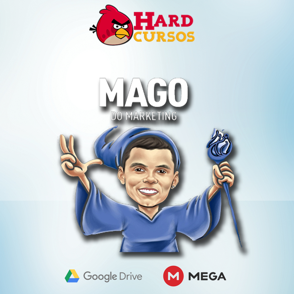 Capa do curso Plano 5D Mago do Marketing por Sérgio Fernandes, demonstrando sucesso em tráfego pago e conversão.