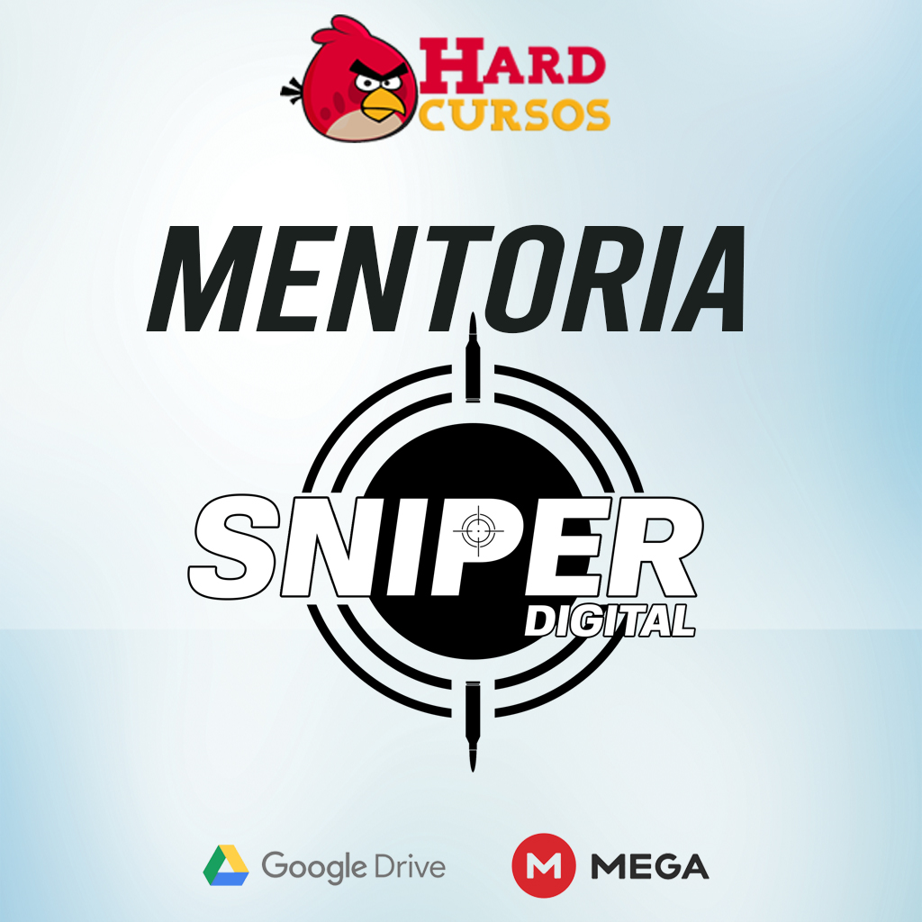 Capa da Mentoria Sniper Digital de Rafael Aguiar, mostrando um homem confiante em um ambiente de escritório moderno.