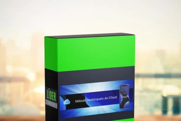 Capa do curso Método Unlock iCloud com logo Apple Robson e ícone de chave