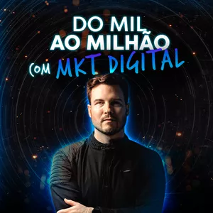 Capas do curso 'Do Mil ao Milhão com Marketing Digital' com elementos de SEO e conversão