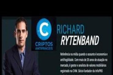 Richard Rytenband e Fernando Ulrich apresentando o curso Criptos Antifrágil sobre Bitcoin e investimentos resilientes em criptomoedas.