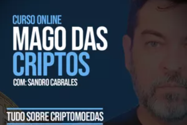 Capa do curso Mago das Criptos com Sandro Cabrales, especialista em criptomoedas e análise gráfica