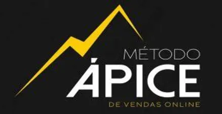 Método Ápice de Vendas Online: Capa do Curso Digital com Ícones de Crescimento Financeiro e Sucesso Online.
