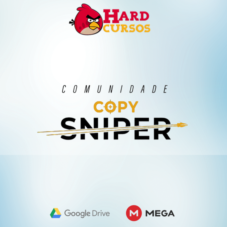 Comunidade CopySniper MR Lançamentos: Logo do curso e mentores Evaldo Albuquerque e Marcelo Braggion.
