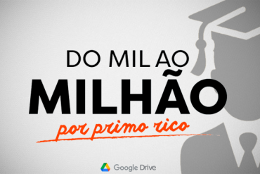 Thiago Nigro, O Primo Rico, apresentando o curso Do Mil ao Milhão com gráficos de investimento.