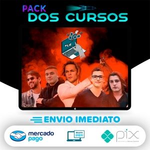 Capa do Curso Plr Money Machine de Sanchão com destaque para lucros e download.