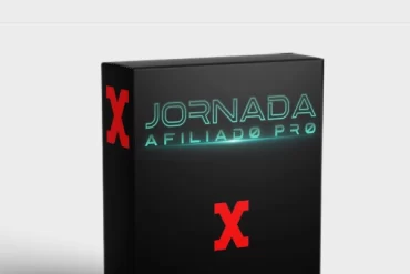 Curso Jornada Afiliado Pro de Maria Franco - Capa com elementos de marketing digital e sucesso financeiro