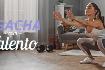 Homem realizando agachamento com barra, demonstrando força e técnica no curso Agacha com TALENTO BTFIT