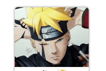 Capa do curso Método Fanart 3.0 com ilustração realista de personagem de anime sendo desenhado