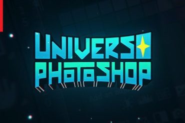 Capa do curso Universo Photoshop da Brainstorm Academy com logo e interface do software