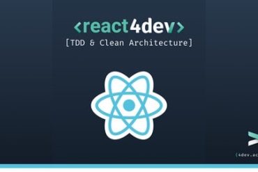 Capa do curso ReactJS, Hooks, Recoil, TDD e Clean Architecture com Rodrigo Manguinho