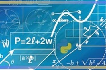 Estudante focada em tela de computador, aprendendo matemática para ciência de dados com gráficos e equações.
