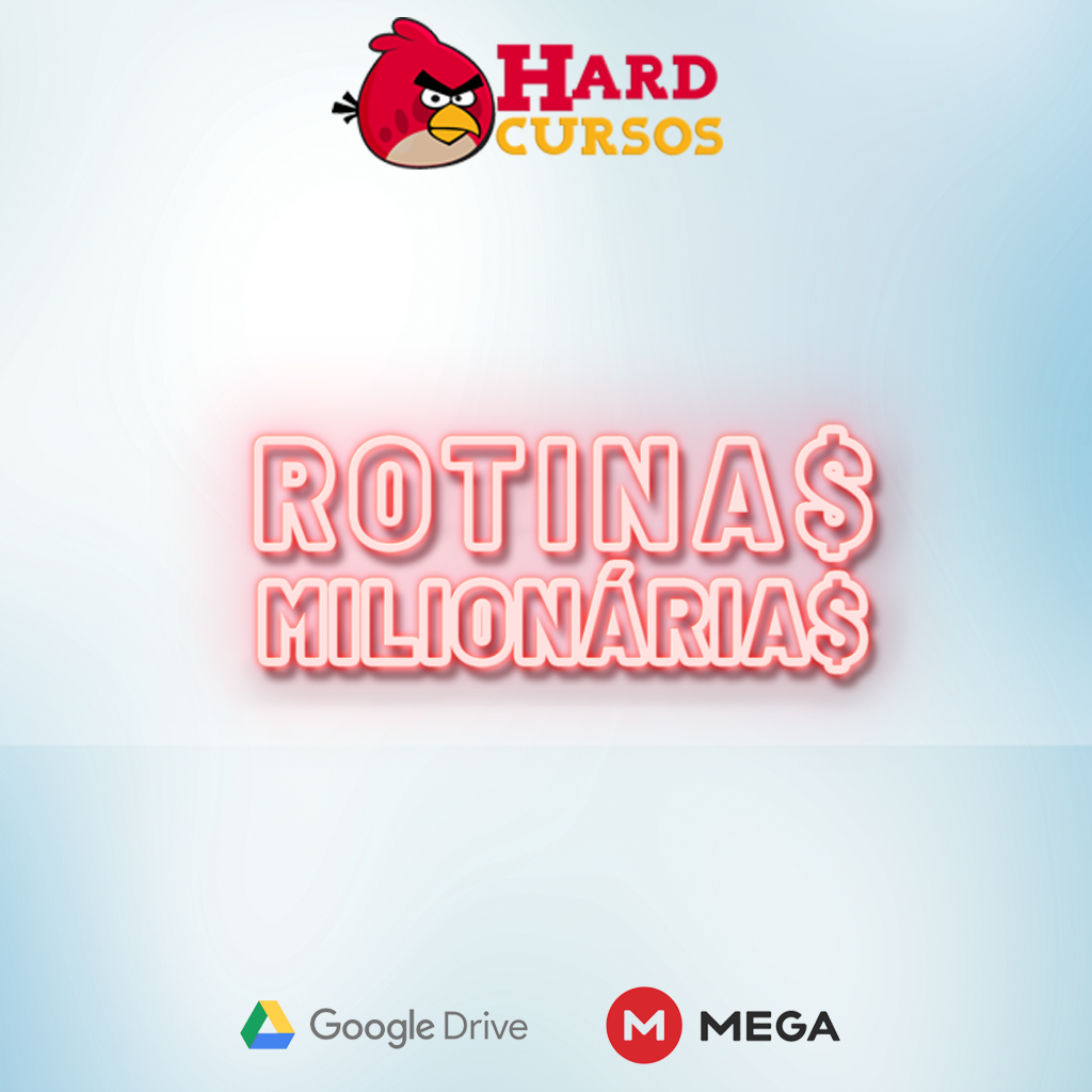 Homem com expressão de sucesso e foco, sentado em um escritório moderno, com gráficos de crescimento financeiro ao fundo, representando as Rotinas Milionárias de Rodrigo Barbi.