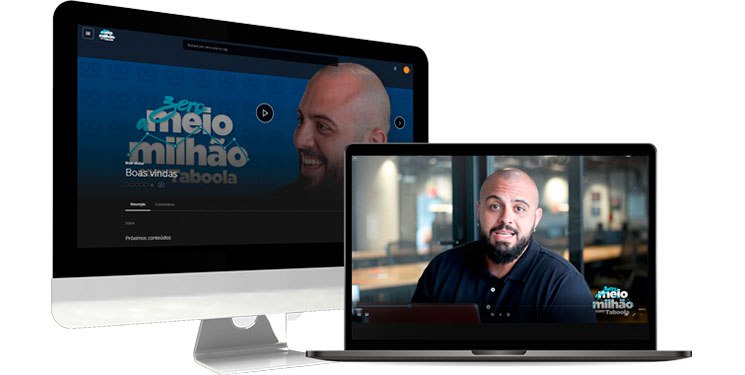 Capa do curso Zero a Meio Milhão com Taboola de Ian Dalla