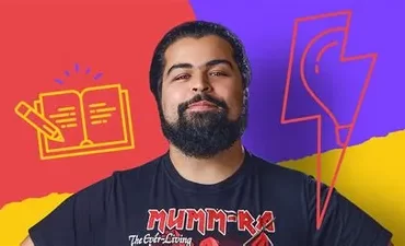 Luiz Henrique Ferreira ministrando curso sobre Storytelling para Marcas com foco em conversão e ROI