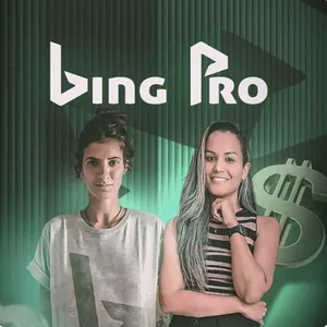 Capa do Curso Método Bing ADS PRO por Maria Franco e Ale com ícone de gráficos de conversão.