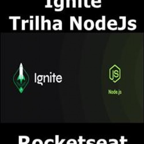 Capa do curso Ignite da Rocketseat com título e logo