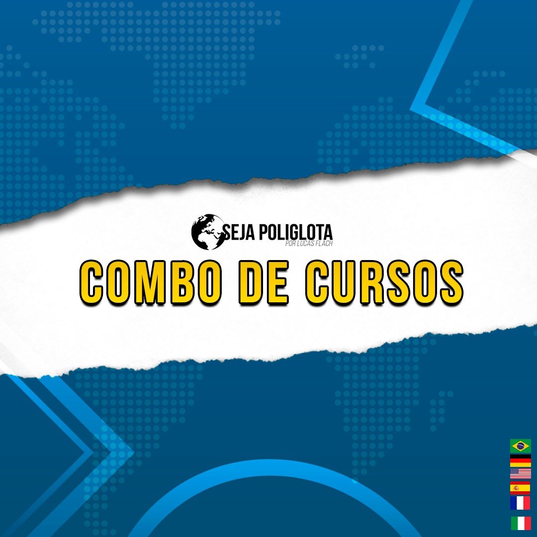Combo Seja Poliglota Lucas Flach - Curso Completo