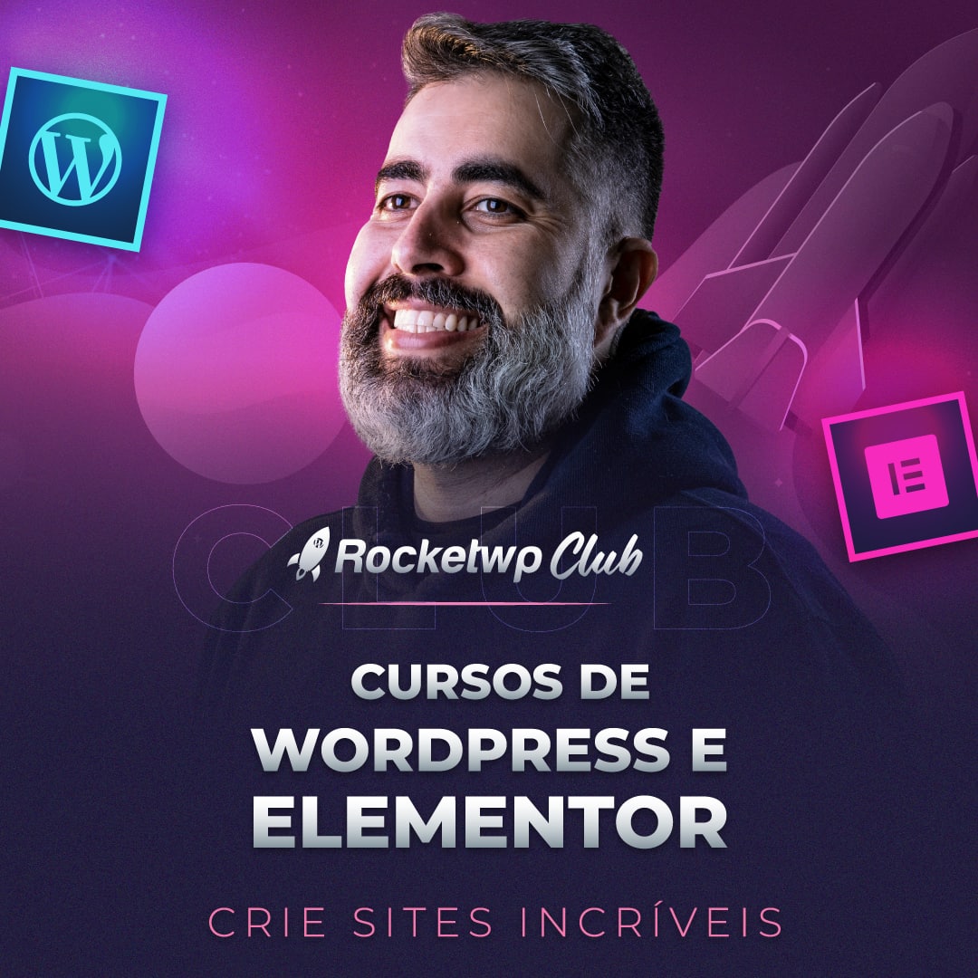 Capa do curso RockeWP - Elementor: Criação de Sites e SEO Técnico com Felipe Cardozo