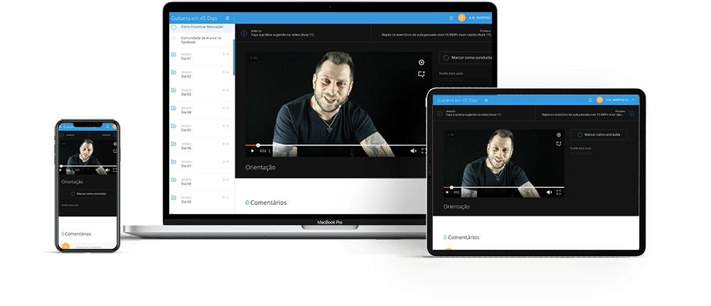 Capa do curso Modos Gregos de Mauricio Alabama com partituras e instrumentos musicais