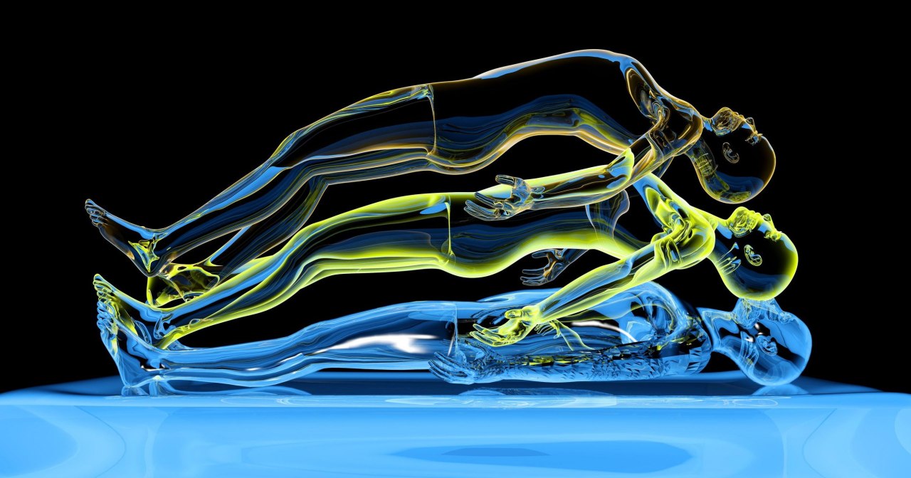 Capa do curso Viagem Astral de Tibério com elementos cósmicos e espirituais