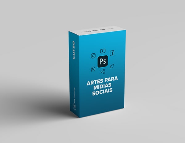 Capa do Curso de Artes para Mídias Sociais no Photoshop por Alisson Pawilaka