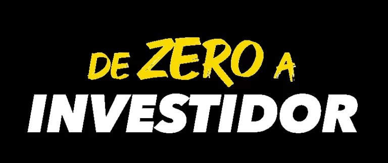Capa do curso De Zero a Investidor com elementos gráficos de finanças e crescimento