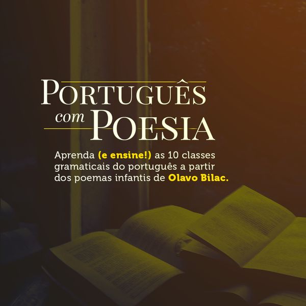 Capa do curso Português com Poesia de Lorena Miranda Cutlak