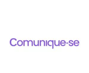 Capa do curso Comunique-se de Cíntia Chagas com o título em destaque e um fundo abstrato que remete à comunicação.