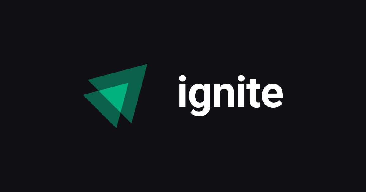 Banner do curso Ignite 2022 da Rocketseat, com ícones de programação e foco em acelerar a carreira Dev