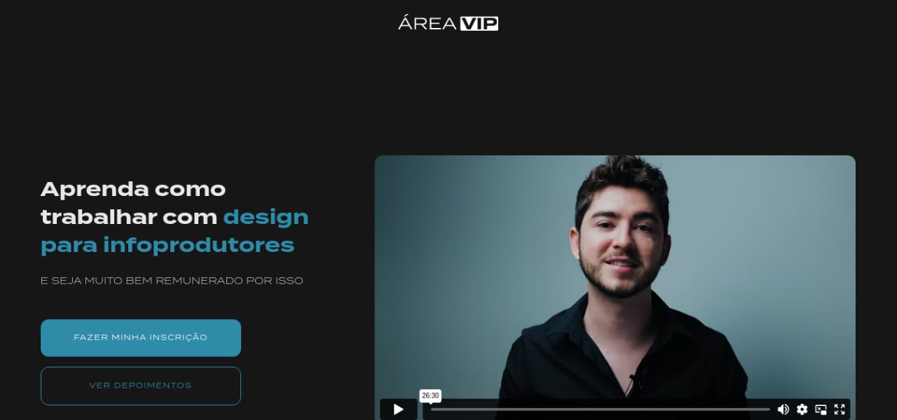Curso Área VIP Andre Amaral: Design para Infoprodutores com Alta Conversão