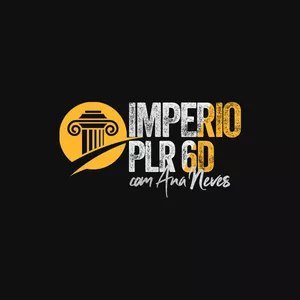 Capa do curso Império PLR 6D de Ana Neves com banner de download e ícones de marketing digital