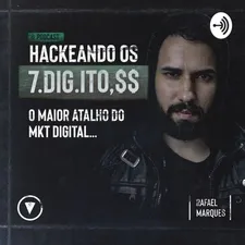 Capa do curso HACKEANDO OS 7 DIGITOS de Rafael Marques em formato digital com selo de download.