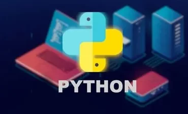 Capa do curso Python Para Quem Não Tem Tempo de Caio Henrique Lemos Sampaio com código Python e ícone de download