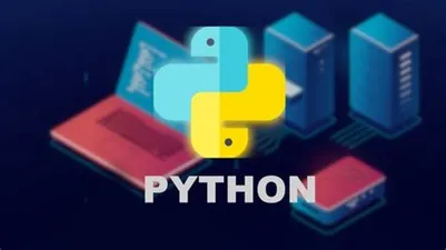 Capa do curso Python Para Quem Não Tem Tempo de Caio Henrique Lemos Sampaio com código Python e ícone de download