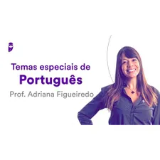 Capa do curso Estratégia Concursos Português com Adriana Figueiredo