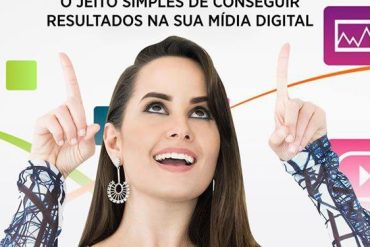 Capa do Curso MAIS SEGUIDORES de Ana Tex com ícones de crescimento de seguidores e marketing digital.