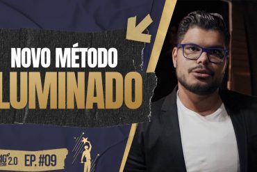Curso Iluminado 2: Banner promocional com título "Domine o Tráfego Pago e Gere Renda Extra"