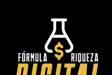 Capa do curso Fórmula Riqueza Digital de Kayky Janiszewski com elementos de marketing digital e sucesso financeiro